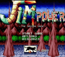Jim Power - Thr Arcade Game (prototype) Title Screen